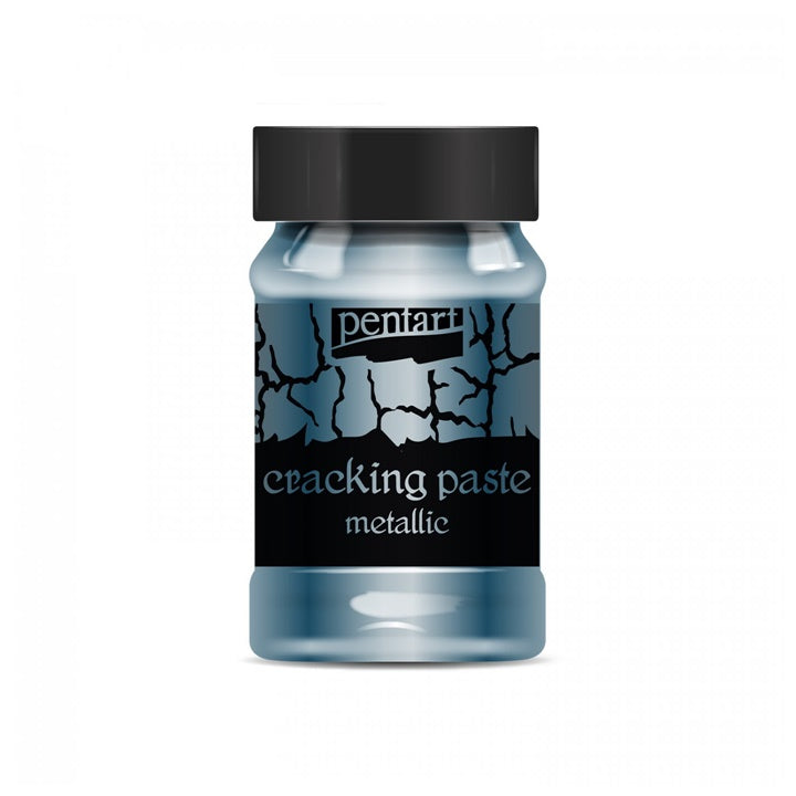 Πάστα κρακελέ μεταλλική Pentart 100 ml – Silvery Blue