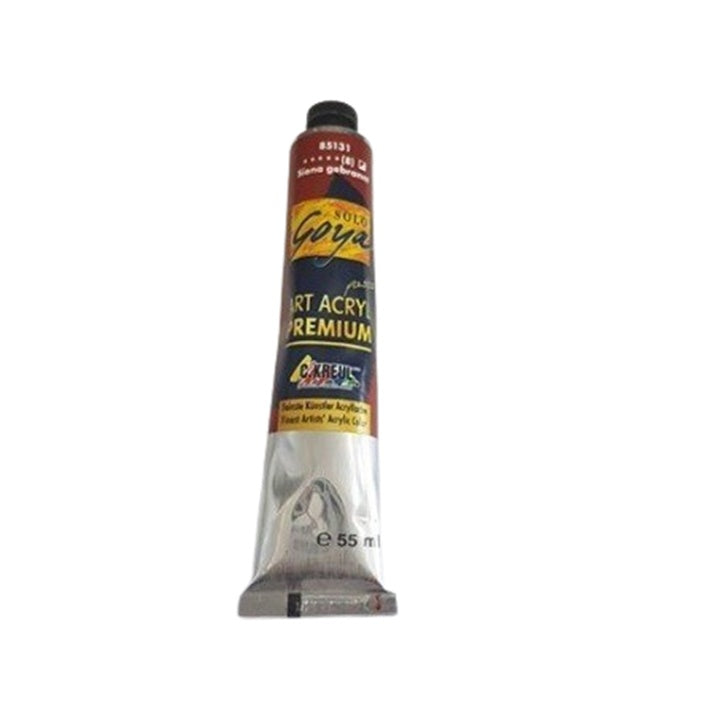 Premium ακρυλικό χρώμα SOLO GOYA 55 ml – Καμένη Σιένα