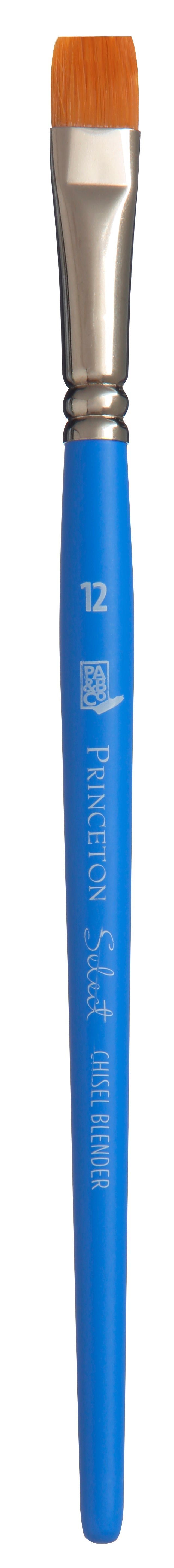 Πλακέ πινέλο ζωγραφικής PRINCETON Select Chisel Blender με κοντή λαβή – 12