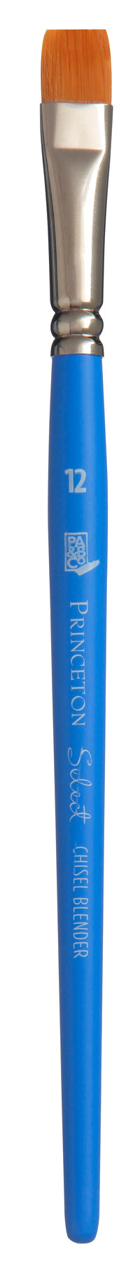 Πλακέ πινέλο ζωγραφικής PRINCETON Select Chisel Blender με κοντή λαβή – 12
