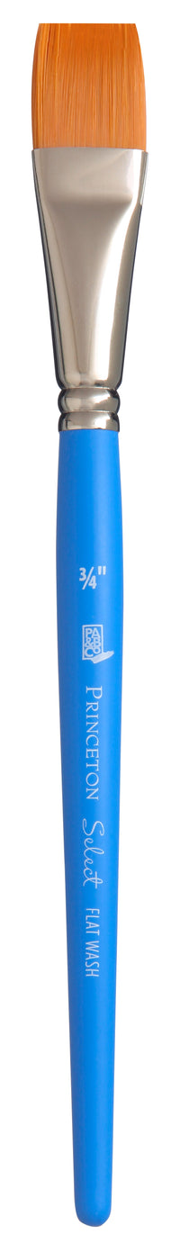 Πλακέ πινέλο γενικής χρήσης PRINCETON Select Flat Wash με κοντή λαβή