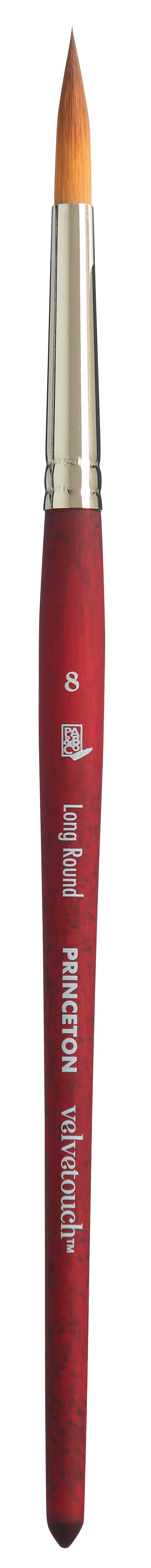 PRINCETON Velvetouch στρογγυλό πινέλο γενικής χρήσης Long Round με κοντή λαβή – 8