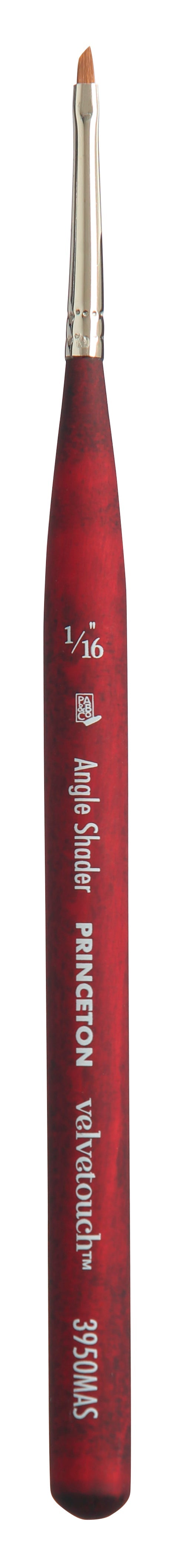 Πλάγιο πινέλο PRINCETON Velvetouch Angle Shader mini 2 mm