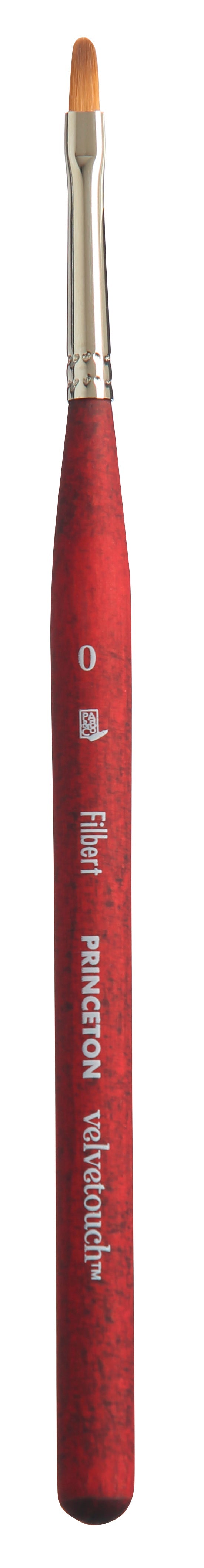 Πινέλο γενικής χρήσης PRINCETON Velvetouch Filbert mini μέγεθος 0