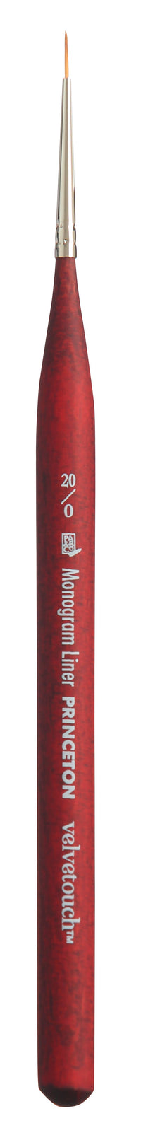 Συνθετικό πινέλο πολλαπλών χρήσεων PRINCETON Velvetouch Monogram Liner μέγεθος 20/0