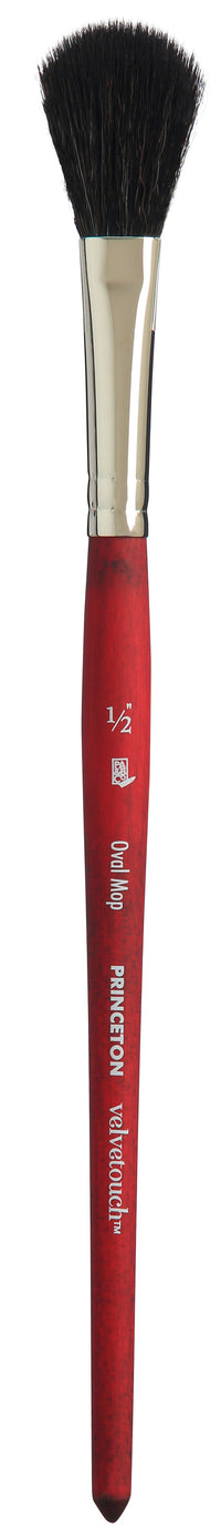 Πινέλο γενικής χρήσης PRINCETON Velvetouch Oval Mop με κοντή λαβή
