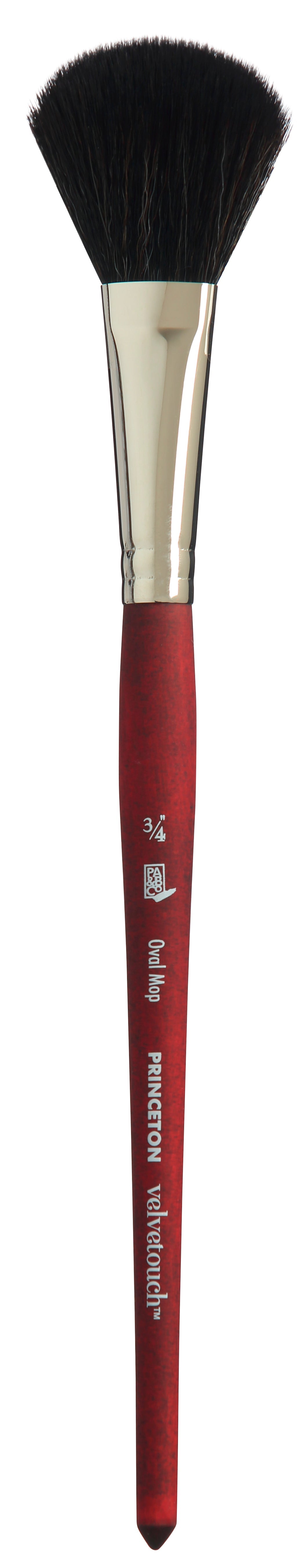 Πινέλο γενικής χρήσης PRINCETON Velvetouch Oval Mop με κοντή λαβή