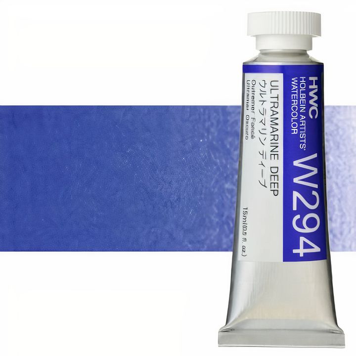 Profesionalne akvarel boje Holbein Artists 15 ml | plave nijanse — slika 7