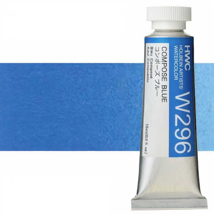 Profesionalne akvarel boje Holbein Artists 15 ml | plave nijanse — slika 9