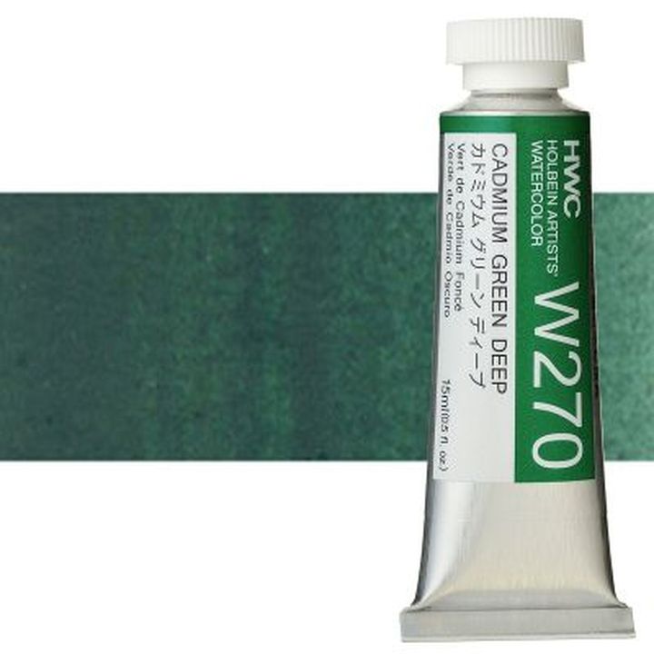 Profesionalne akvarel boje Holbein Artists 15 ml | zelene nijanse — slika 13