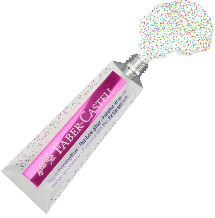Rainbow Glitter για χρώματα ακουαρέλας 2 x 12ml