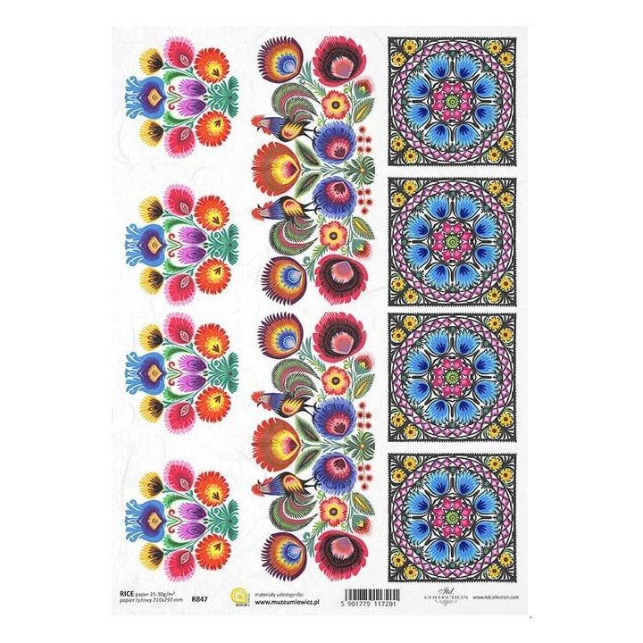 Ριζοχαρτο A4 ITD - Folklor - R847