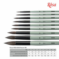 ROSA OASIS 188 Φυσική στρογγυλή βούρτσα | Διάφορα μεγέθη