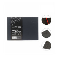 Rosa Studio Sketching Pad με μαύρα φύλλα | Διάφορα μεγέθη