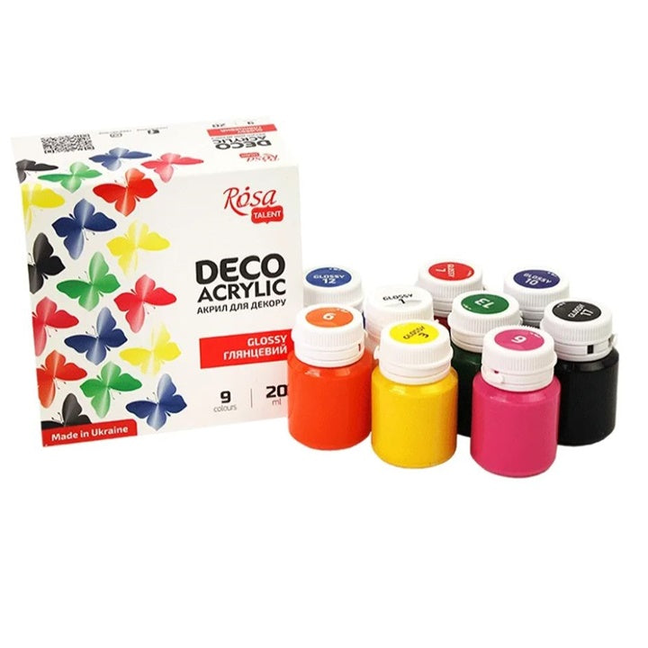 ROSA Talent Deco γυαλιστερά ακρυλικά χρώματα