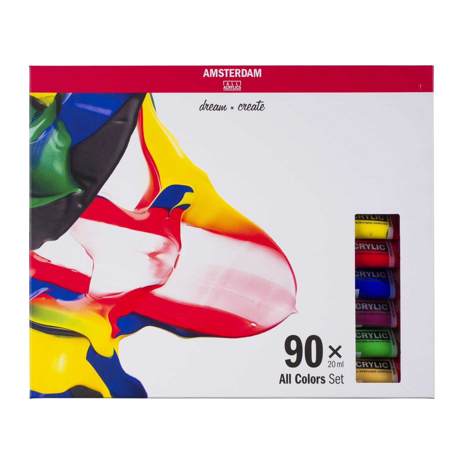 ROYAL TALENS Amsterdam σετ ακρυλικών χρωμάτων All Colors 90 x 20 ml