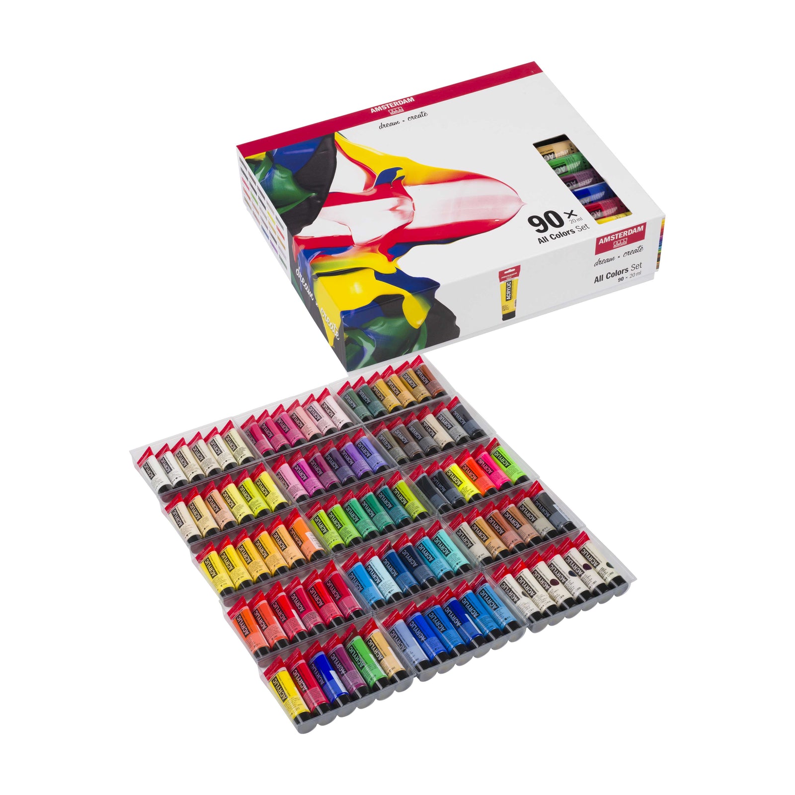 ROYAL TALENS Amsterdam σετ ακρυλικών χρωμάτων All Colors 90 x 20 ml