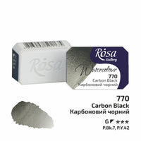 Χρώματα ακουαρέλας Rosa Gallery σε 2.5 κύβο – Carbon Black panvička