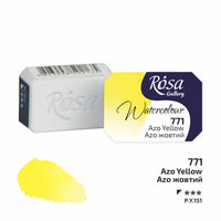 Χρώματα ακουαρέλας Rosa Gallery σε 2.5 κύβο – Azo Yellow panvička