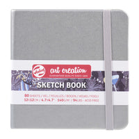 Τετράδιο σκίτσου ART CREATION 12 x 12 cm – Slate Silver