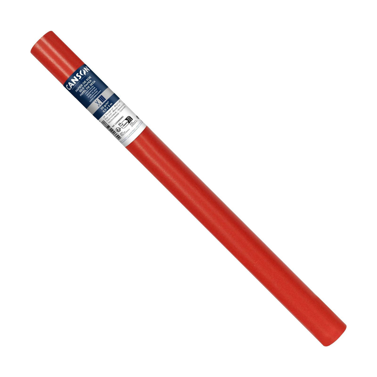Ρυζόχαρτο / Χαρτί αφής CANSON σε ρολό - 50 x 500 cm, 20 g – Κόκκινο