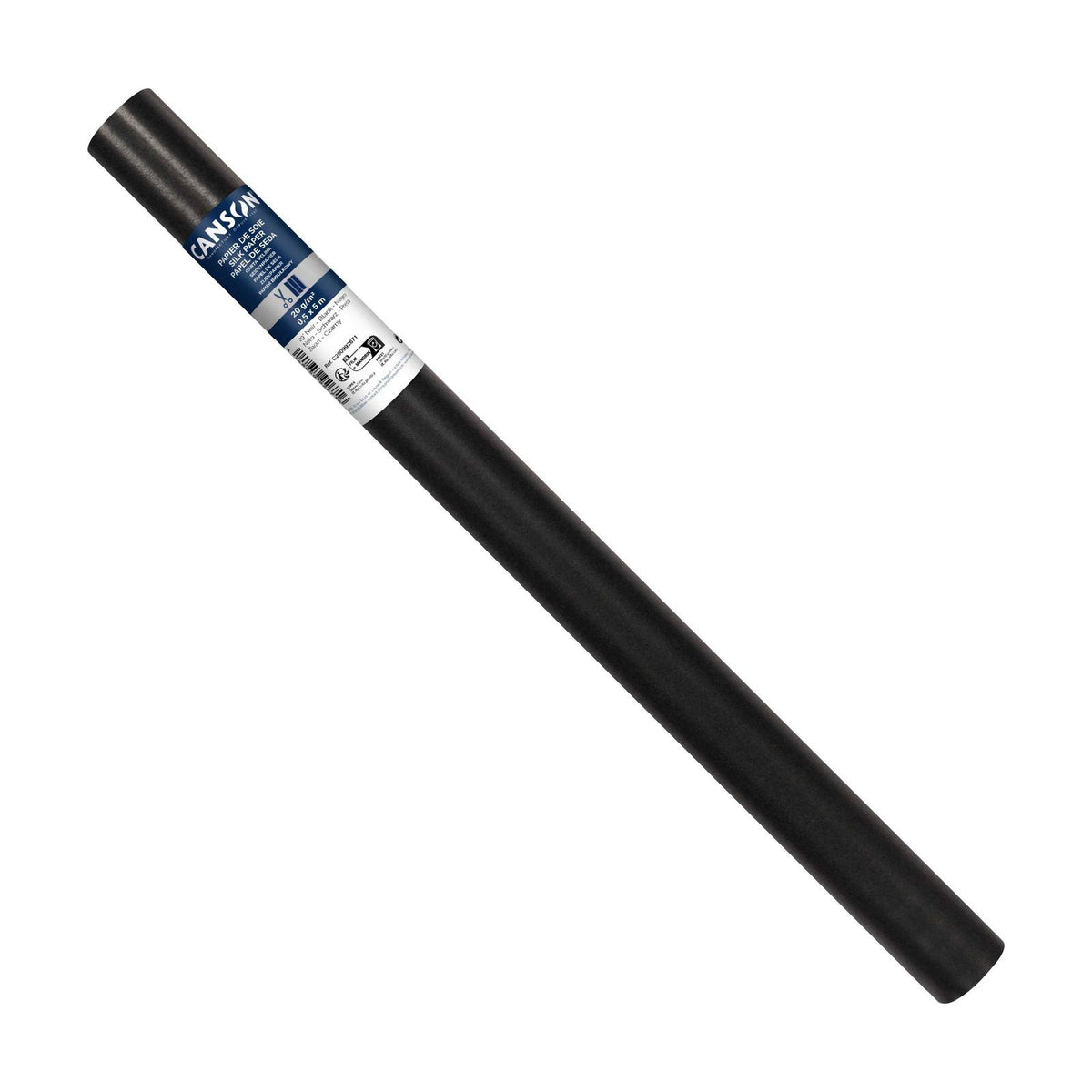 Ρυζόχαρτο / Χαρτί αφής CANSON σε ρολό - 50 x 500 cm, 20 g – Μαύρο