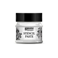 Παστα για στενσιλ μεταλλικο Stencil Paste Pentart 50ml – silver