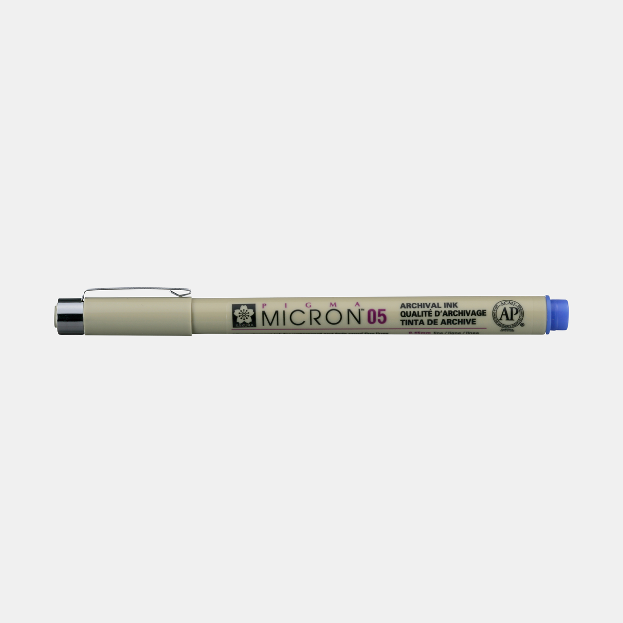 Sakura Pigma Micron 05 fineliner 0,45 mm – σετ 6 χρωμάτων – Μπλε