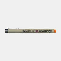 Sakura Pigma Micron 05 fineliner 0,45 mm – σετ 6 χρωμάτων – Πορτοκαλί