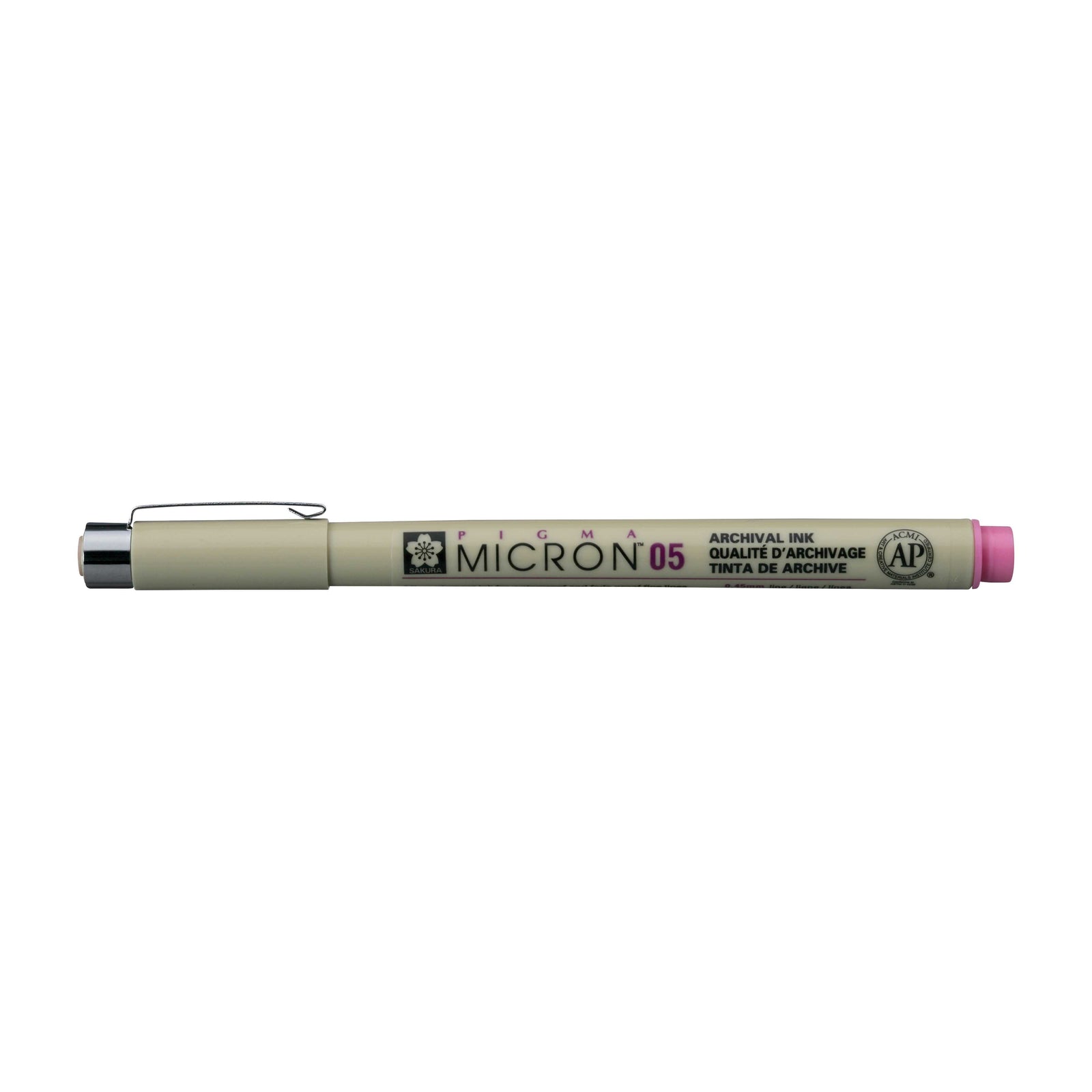 Sakura Pigma Micron 05 fineliner 0,45 mm – σετ 6 χρωμάτων – Ροζ