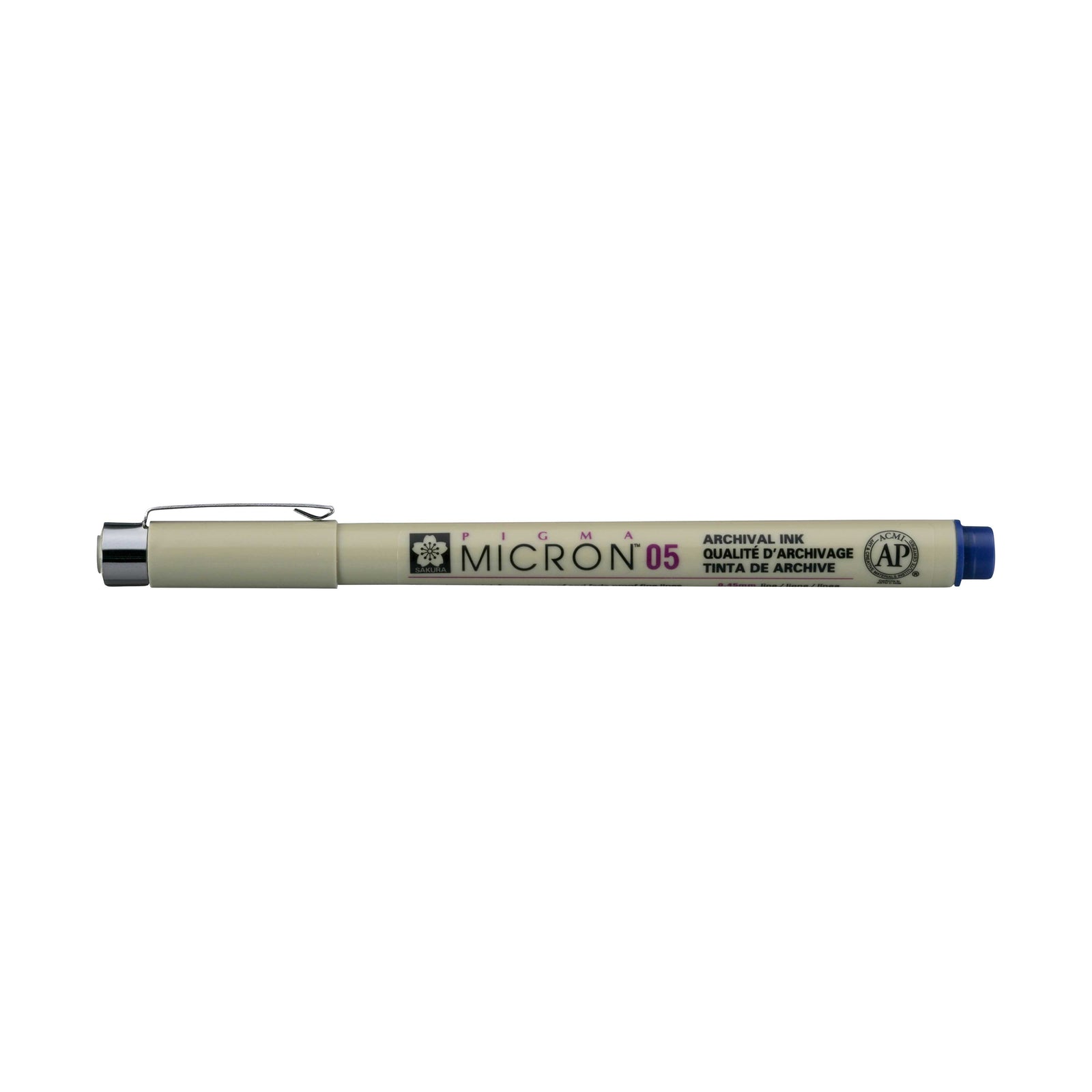 Sakura Pigma Micron 05 fineliner 0,45 mm – σετ 6 χρωμάτων – Ρουά Μπλε