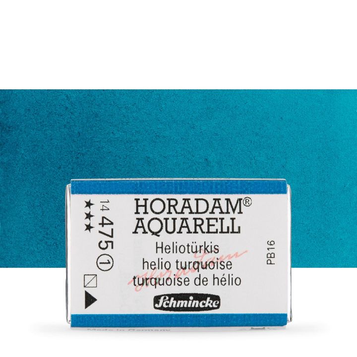 Κύβος ακουαρέλας Schmincke Horadam – 475 Helio Turquoise