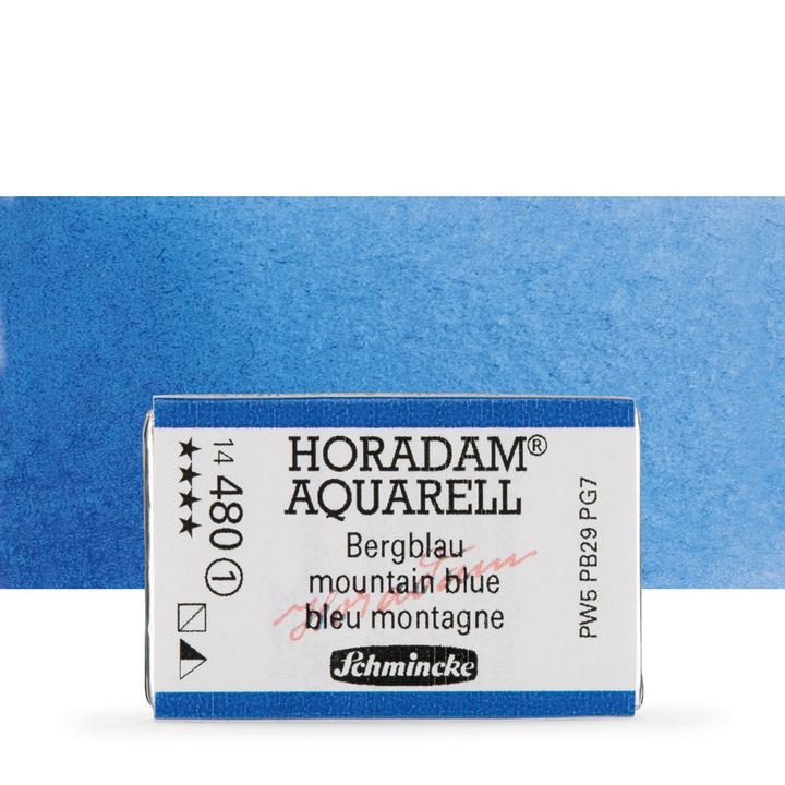 Κύβος ακουαρέλας Schmincke Horadam – 480 Mountain Blue