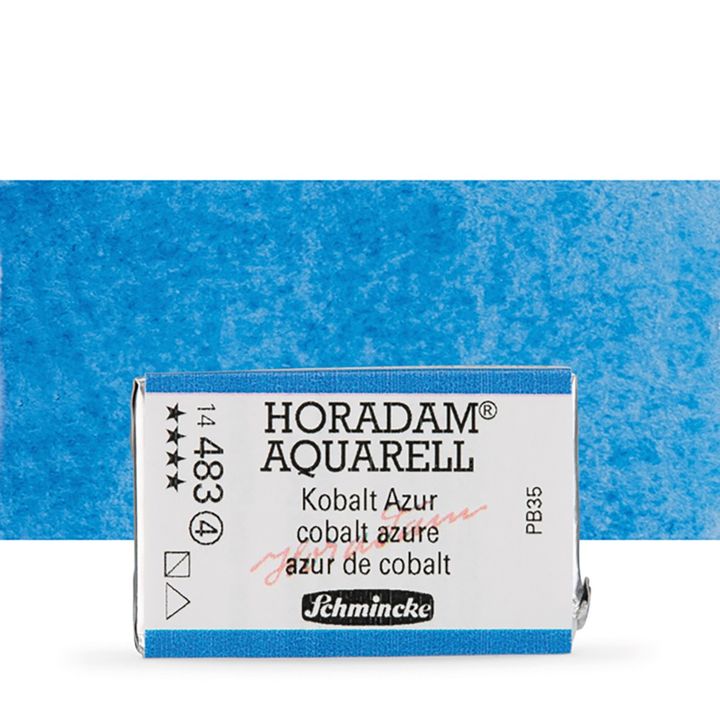 Κύβος ακουαρέλας Schmincke Horadam – 483 Cobalt Azure