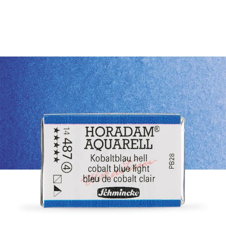 Κύβος ακουαρέλας Schmincke Horadam – 487 Cobalt Blue Light