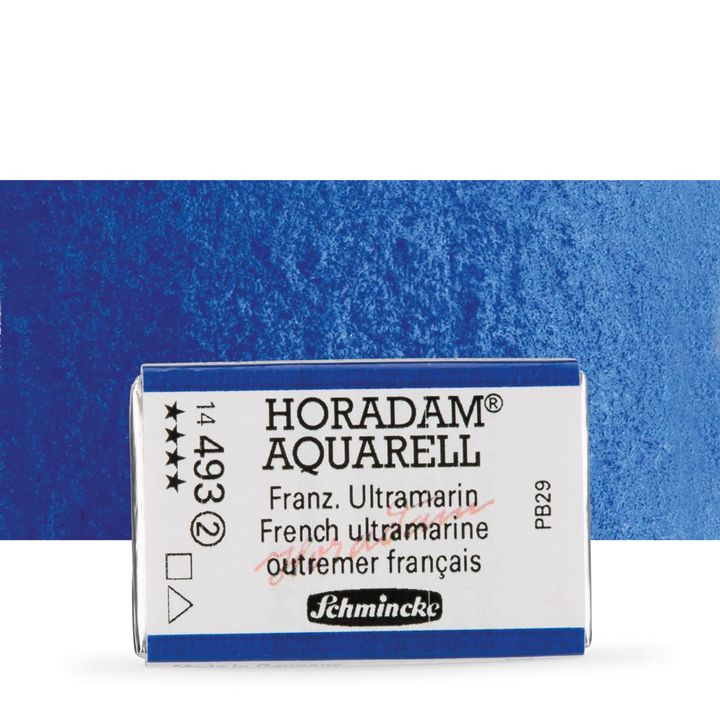 Κύβος ακουαρέλας Schmincke Horadam – 493 French Ultramarine