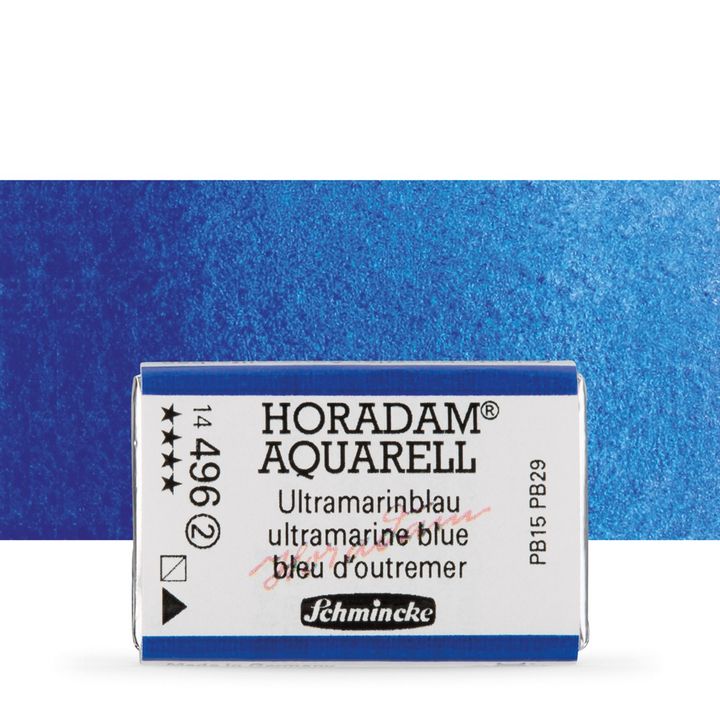 Κύβος ακουαρέλας Schmincke Horadam – 496 Ultramarine Blue