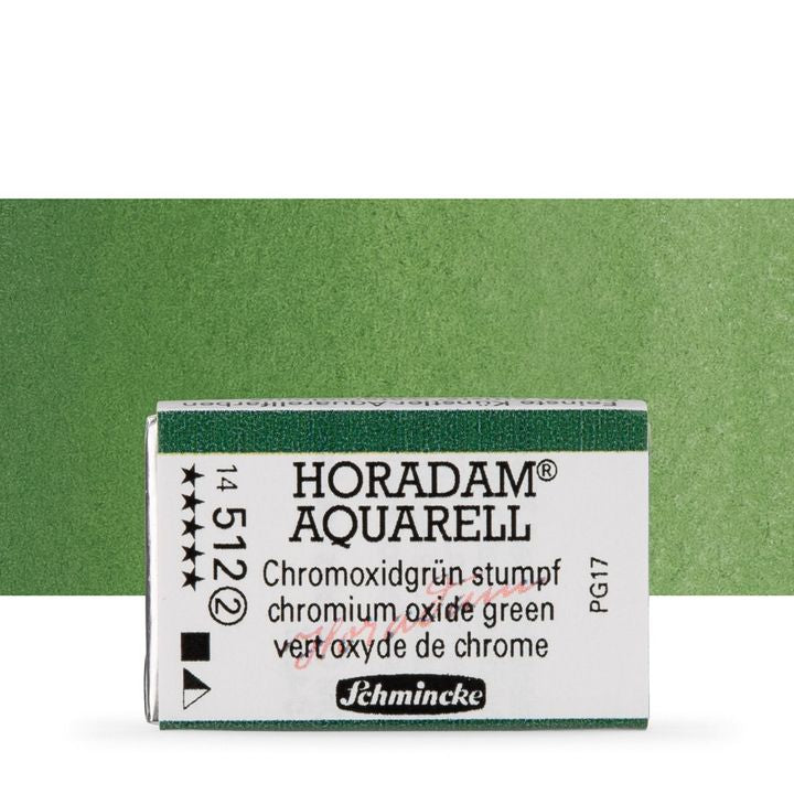 Κύβος ακουαρέλας Schmincke Horadam – 512 Chromium Oxide Green