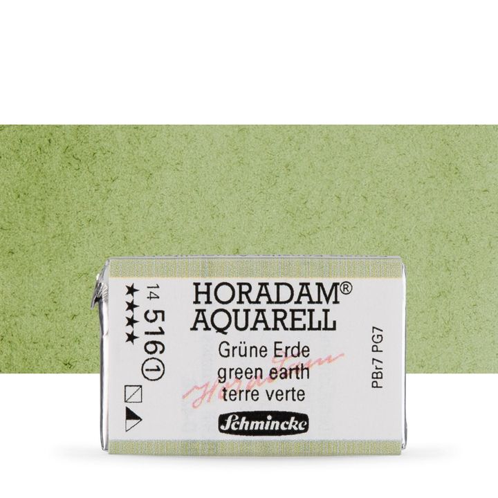 Κύβος ακουαρέλας Schmincke Horadam – 516 Green Earth