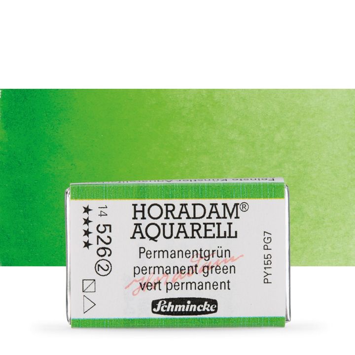 Κύβος ακουαρέλας Schmincke Horadam – 526 Permanent Green