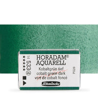 Κύβος ακουαρέλας Schmincke Horadam – 533 Cobalt Green Dark