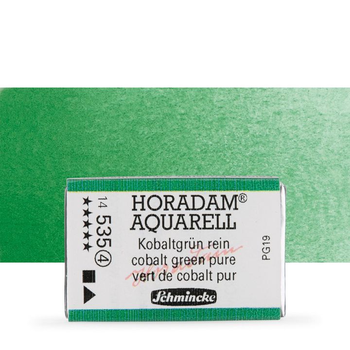 Κύβος ακουαρέλας Schmincke Horadam – 535 Cobalt Green Pure
