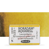 Κύβος ακουαρέλας Schmincke Horadam – 537 Transparent Green Gold