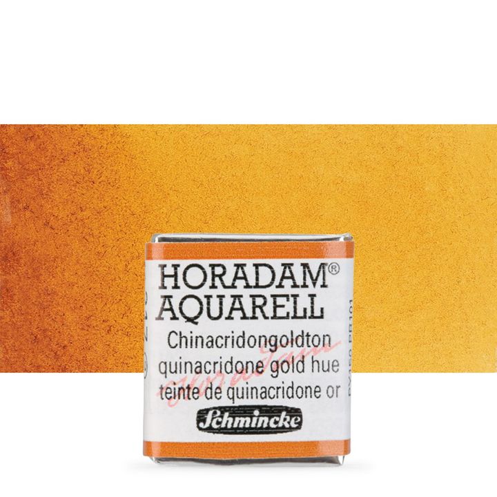 Κύβος ακουαρέλας Schmincke Horadam – 217 Quinacridone Gold Hue