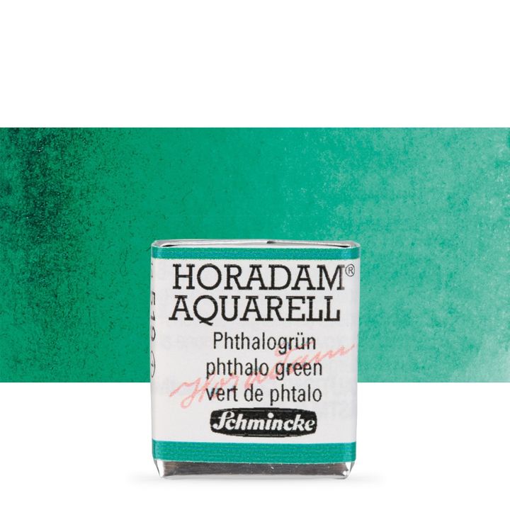 Κύβος ακουαρέλας Schmincke Horadam – 519 Phthalo Green