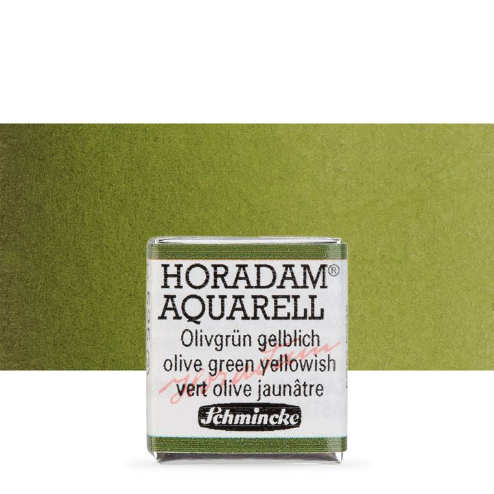 Κύβος ακουαρέλας Schmincke Horadam – 525 Olive Green Yellowish