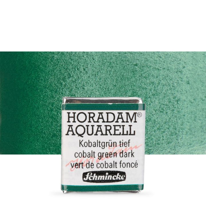 Κύβος ακουαρέλας Schmincke Horadam – 533 Cobalt Green Dark