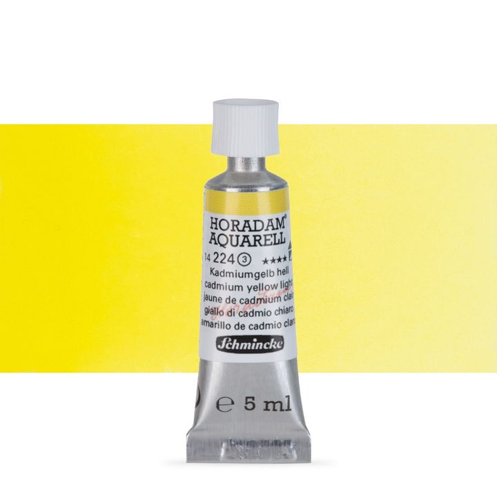 Χρώματα ακουαρέλας Schmincke Horadam σε σωληνάριο 5 ml – 224 Cadmium Yellow Light