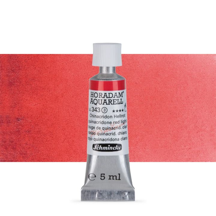 Χρώματα ακουαρέλας Schmincke Horadam σε σωληνάριο 5 ml – 343 Quinacridone Red Light