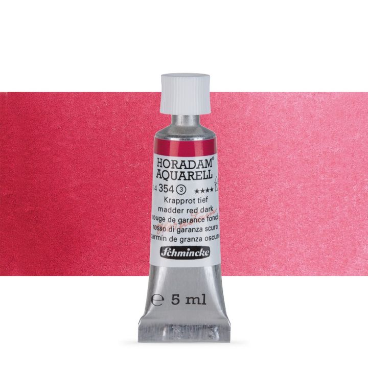 Χρώματα ακουαρέλας Schmincke Horadam σε σωληνάριο 5 ml – 354 Madder Red Dark